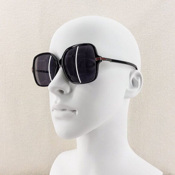 Gucci GG1448 Square Sunglasses Black Gray OS - Picture 10 of 15